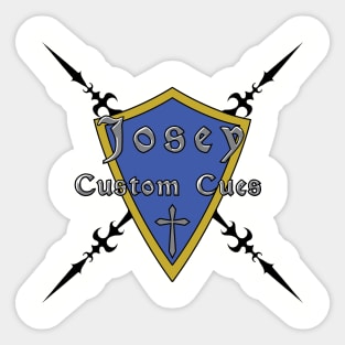 Keith Josey Custom Cue T-Shirt Sticker